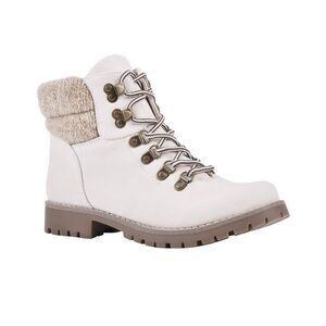 Cliffs Womens 9 M Winter White Pathfield Lace Up Boots NIB KA6
